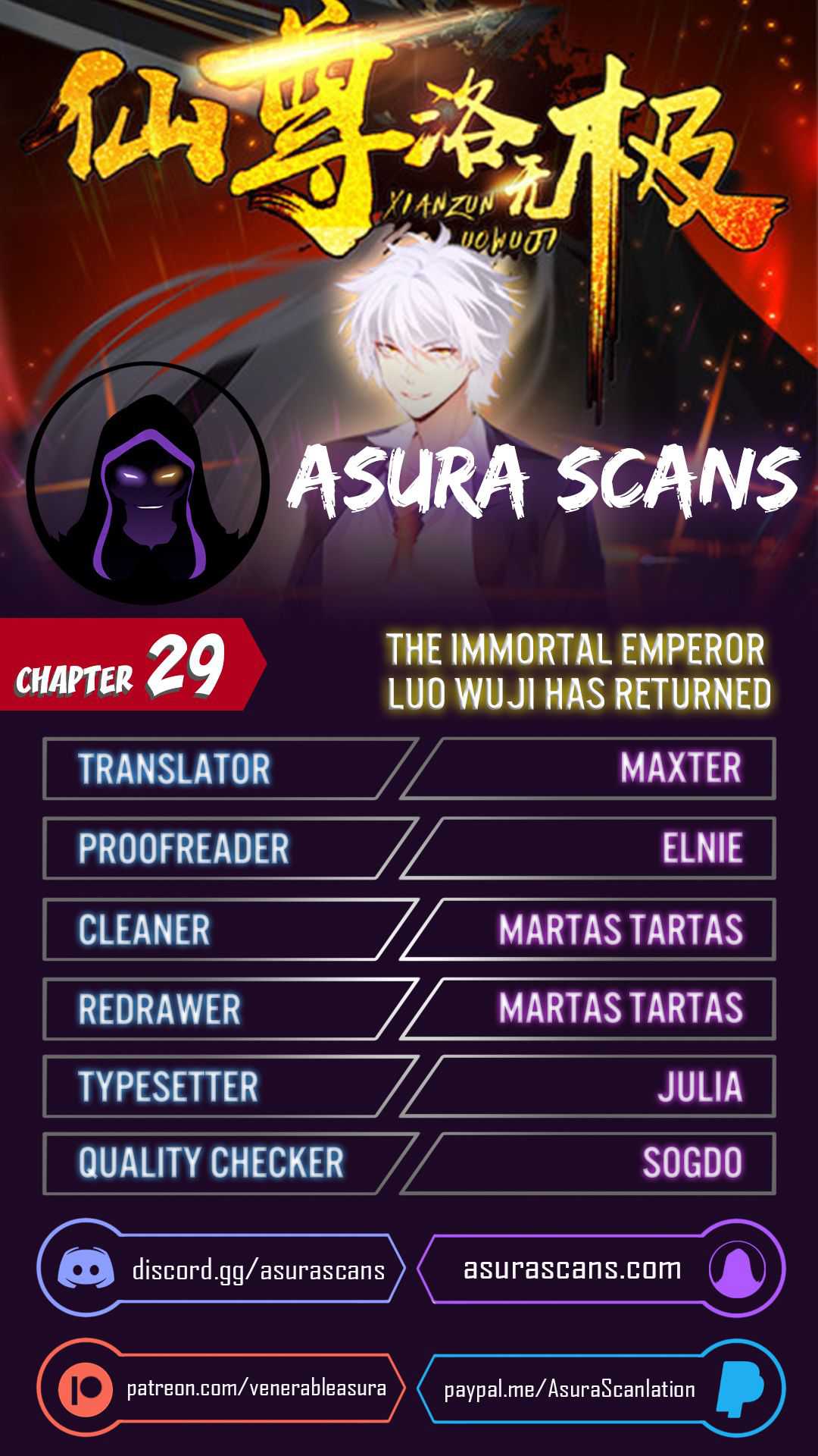 The Immortal Emperor Luo Wuji Has Returned Chapter 29 1